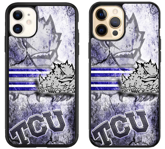 TCU Horned Frogs Background Phone 12 | 12 Mini | 12 Pro | 12 Pro Max Case