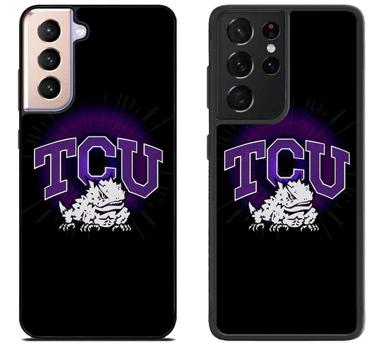 TCU Horned Frogs Black Samsung Galaxy S21 | S21 FE | S21+ | S21 Ultra Case