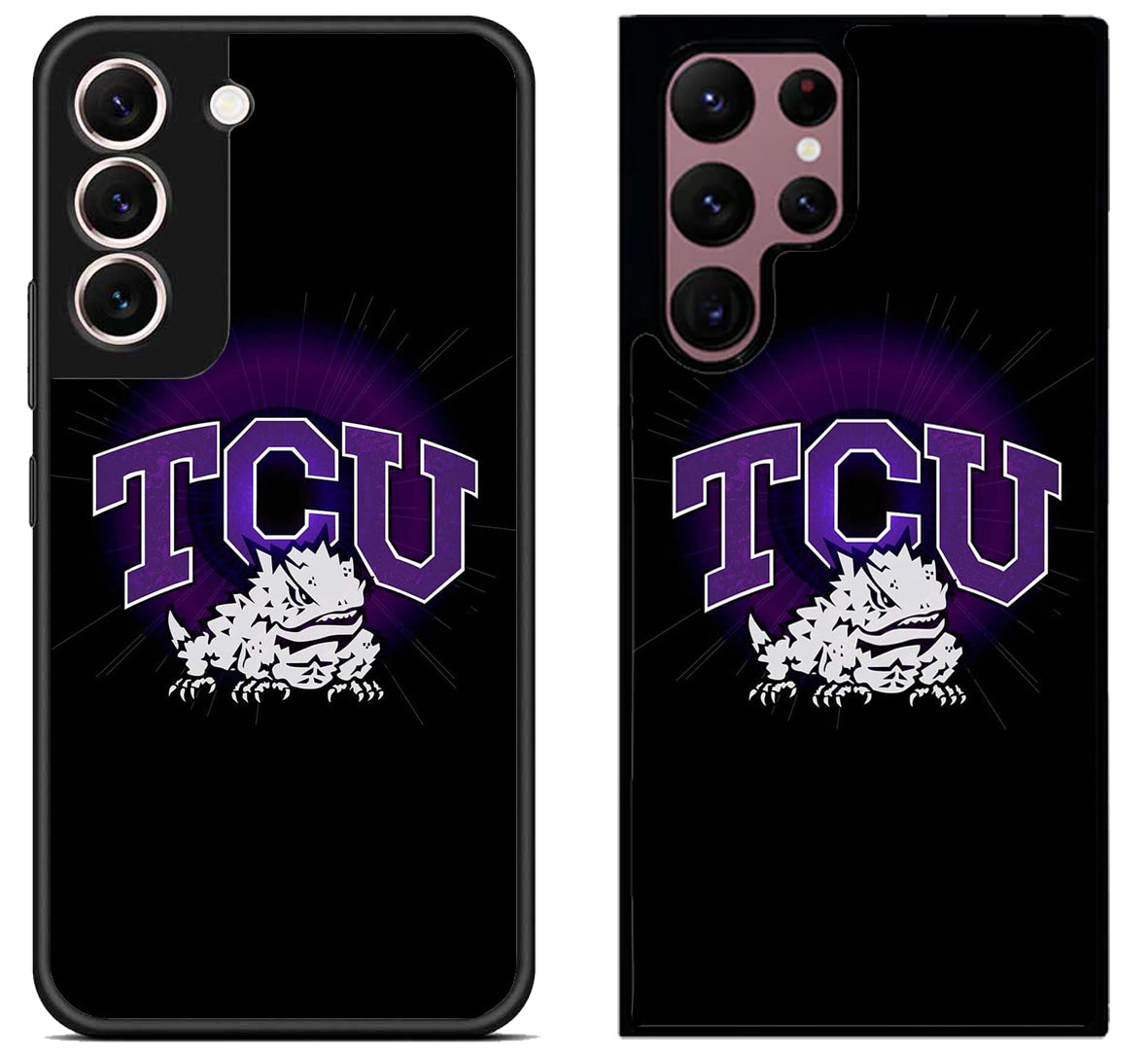 TCU Horned Frogs Black Samsung Galaxy S22 | S22+ | S22 Ultra Case