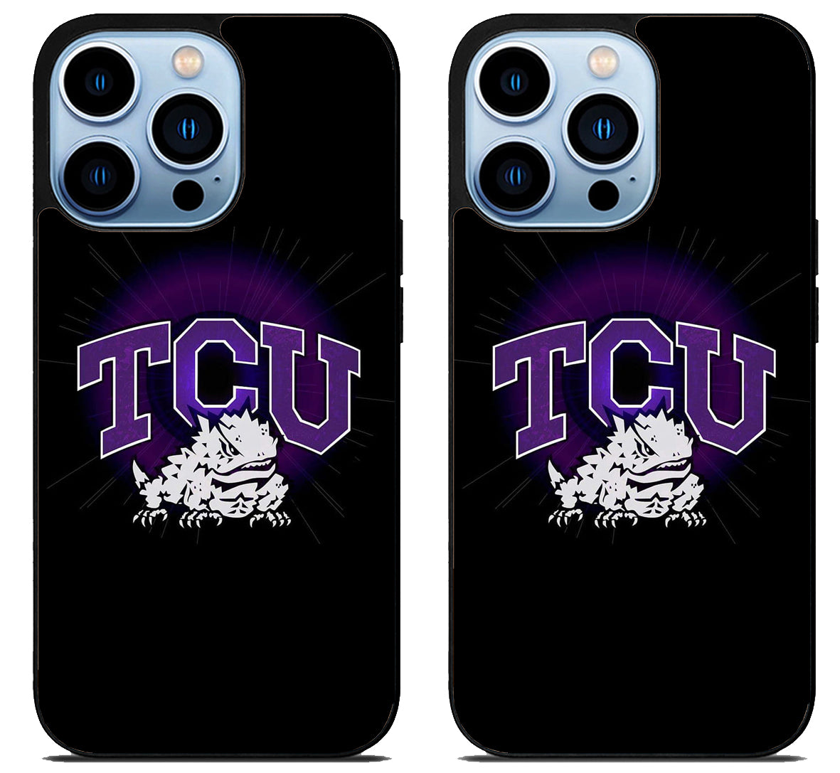 TCU Horned Frogs Black iPhone 15 Pro | iPhone 15 Pro Max Case