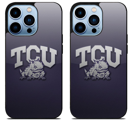 TCU Horned Frogs Carbon iPhone 15 Pro | iPhone 15 Pro Max Case