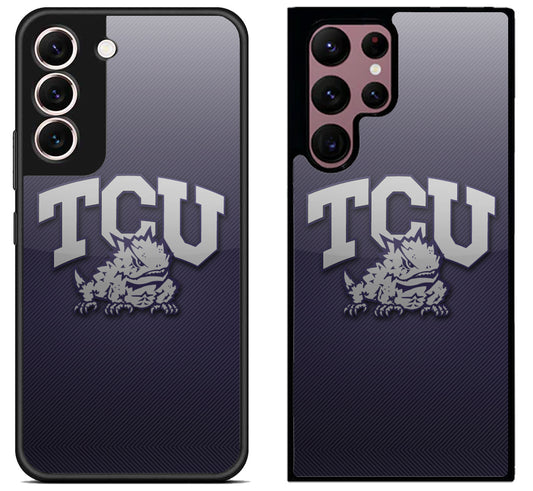 TCU Horned Frogs Carbon Samsung Galaxy S22 | S22+ | S22 Ultra Case