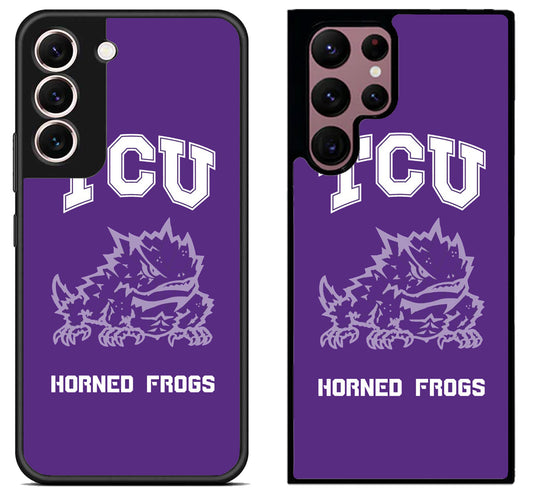 TCU Horned Frogs Cover Samsung Galaxy S22 | S22+ | S22 Ultra Case