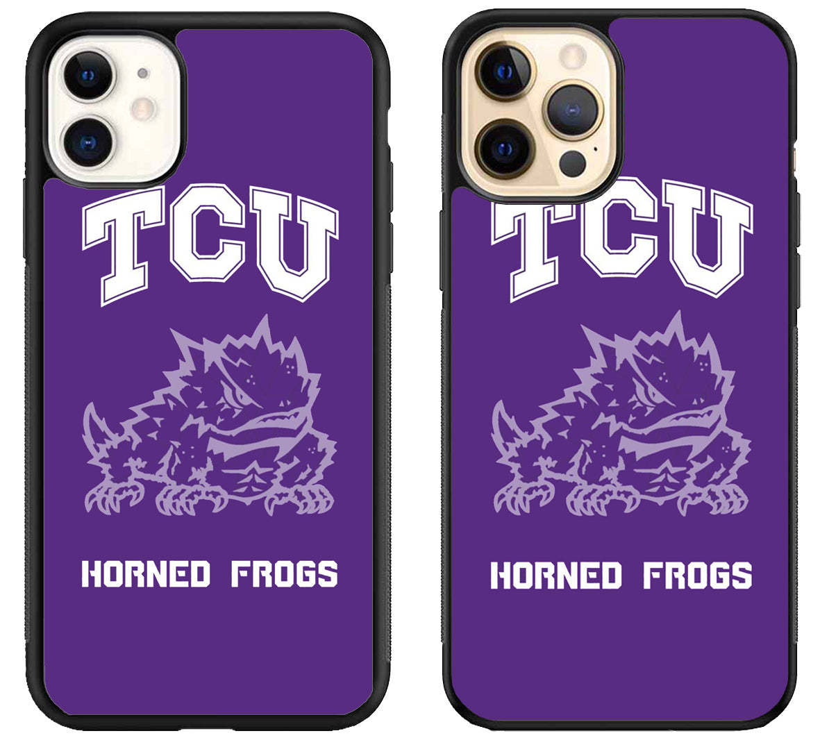 TCU Horned Frogs Cover Phone 12 | 12 Mini | 12 Pro | 12 Pro Max Case
