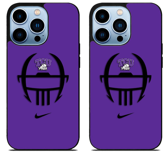 TCU Horned Frogs Football iPhone 15 Pro | iPhone 15 Pro Max Case