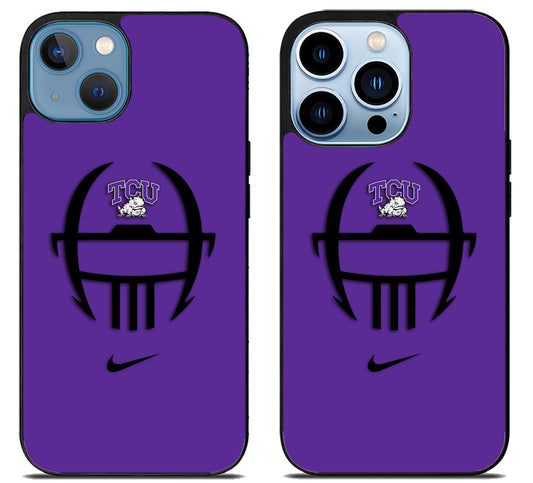 TCU Horned Frogs Football iPhone 13 | 13 Mini | 13 Pro | 13 Pro Max Case