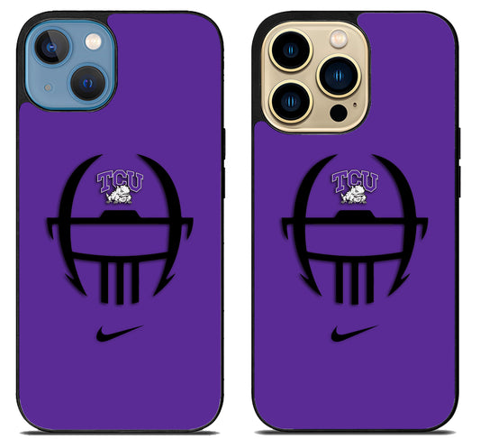 TCU Horned Frogs Football iPhone 14 | 14 Plus | 14 Pro | 14 Pro Max Case