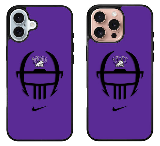 TCU Horned Frogs Football iPhone 16 | 16 Plus | 16 Pro | 16 Pro Max Case