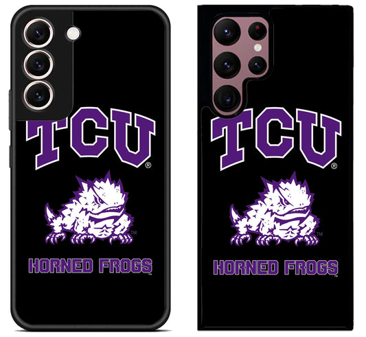 TCU Horned Frogs Logo Samsung Galaxy S22 | S22+ | S22 Ultra Case