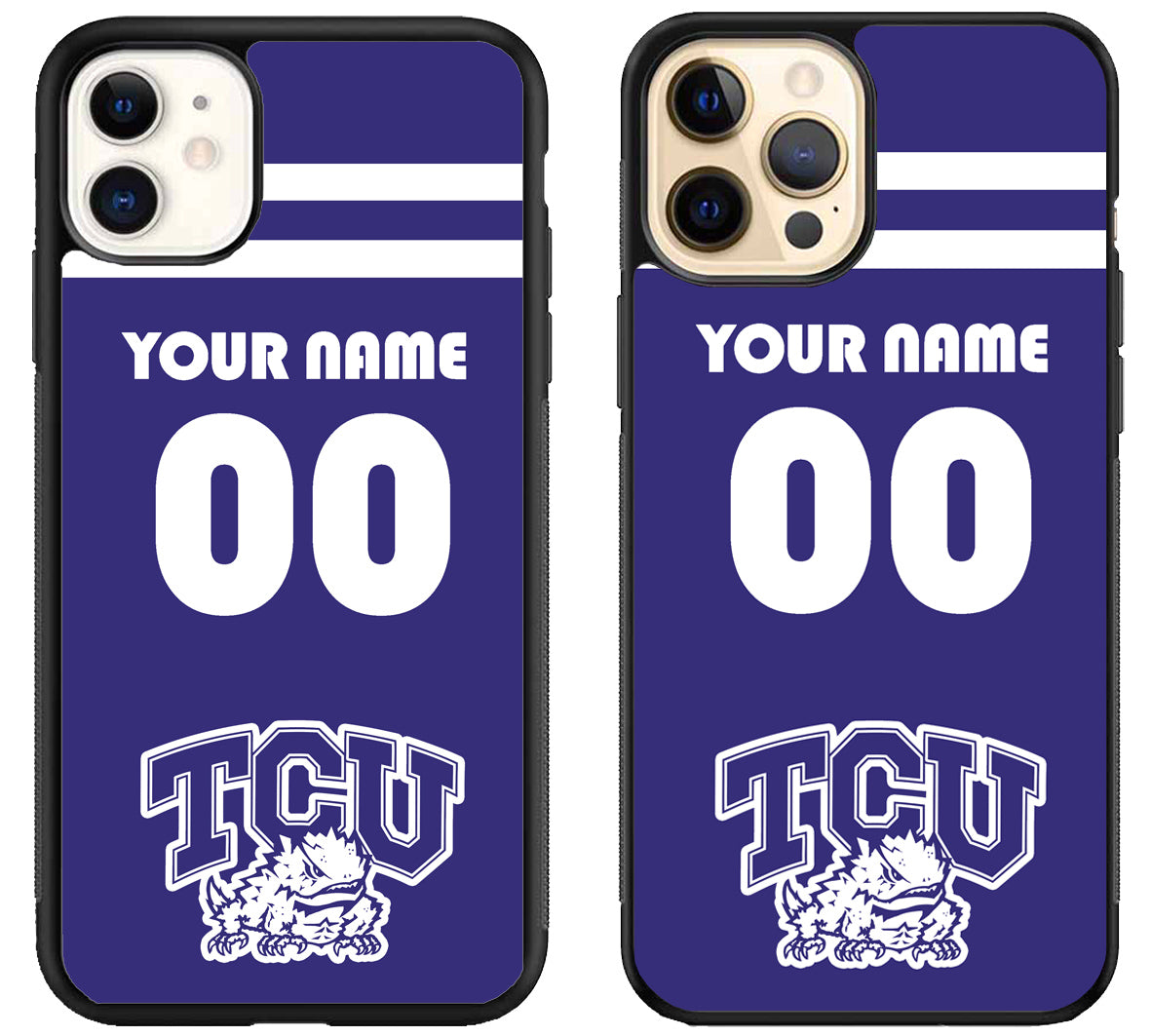 Custom Personalized TCU Horned Frogs iPhone 12 | 12 Mini | 12 Pro | 12 Pro Max Case