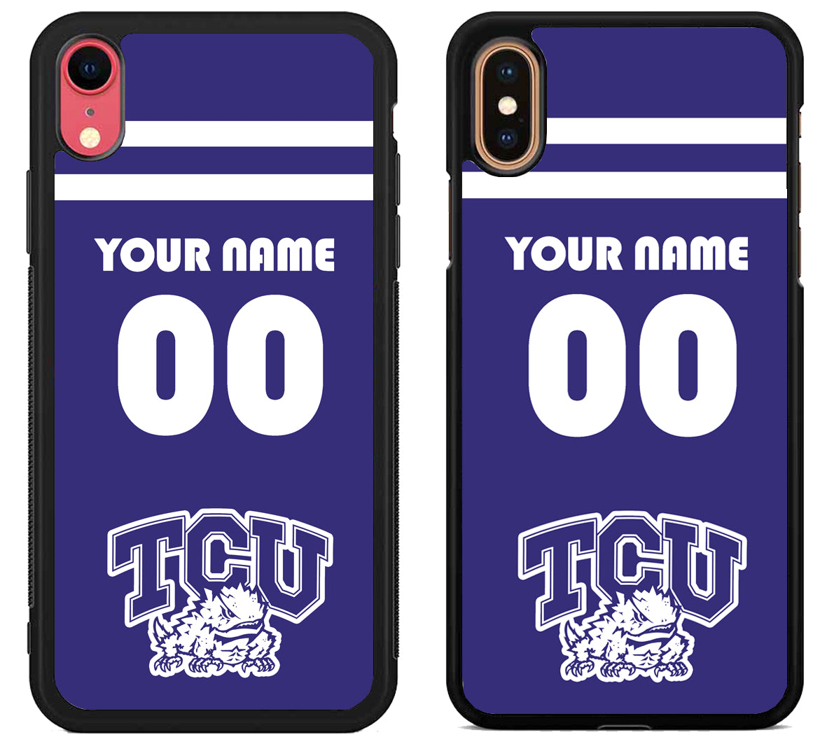Custom Personalized TCU Horned Frogs iPhone X | Xs | Xr | Xs Max Case