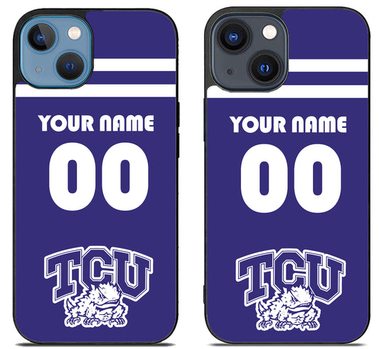 Custom Personalized TCU Horned Frogs iPhone 15 | iPhone 15 Plus Case