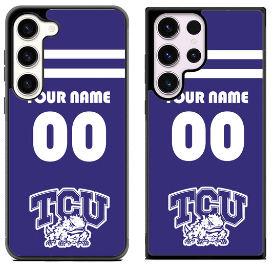 Custom Personalized TCU Horned Frogs Samsung Galaxy S23 | S23+ | S23 Ultra Case