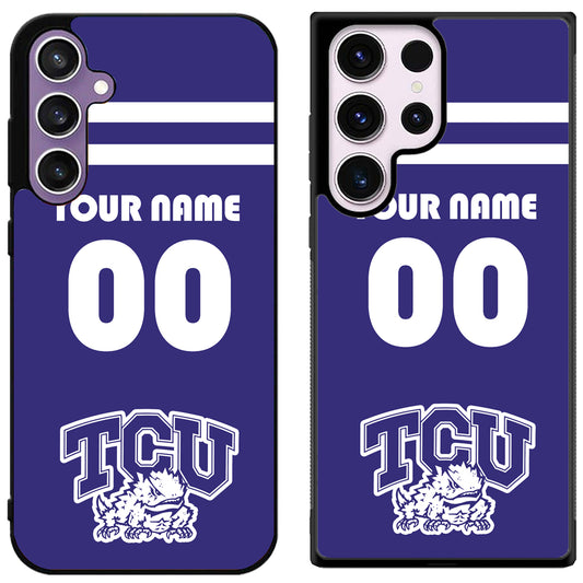Custom Personalized TCU Horned Frogs Samsung Galaxy S24 | S24+ | S24 Ultra Case