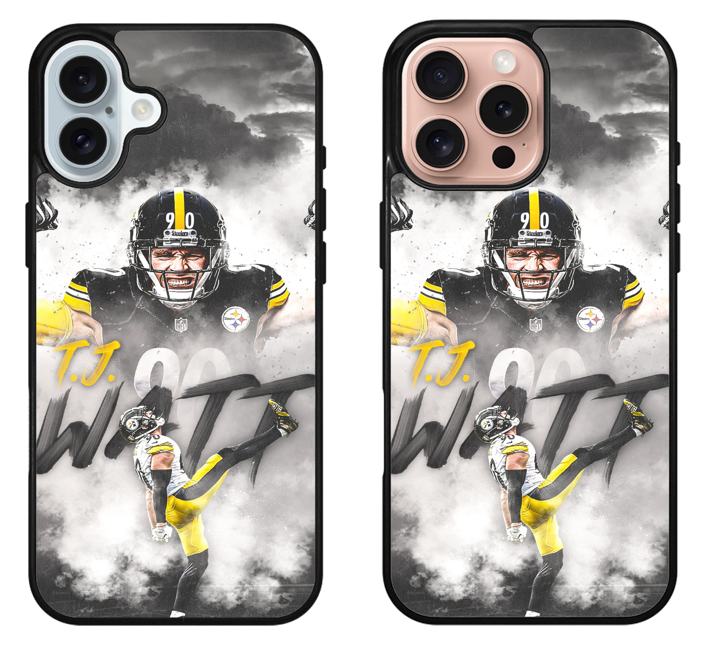 TJ Watt Pittsburgh Steelers Cool iPhone 16 | 16 Plus | 16 Pro | 16 Pro Max Case