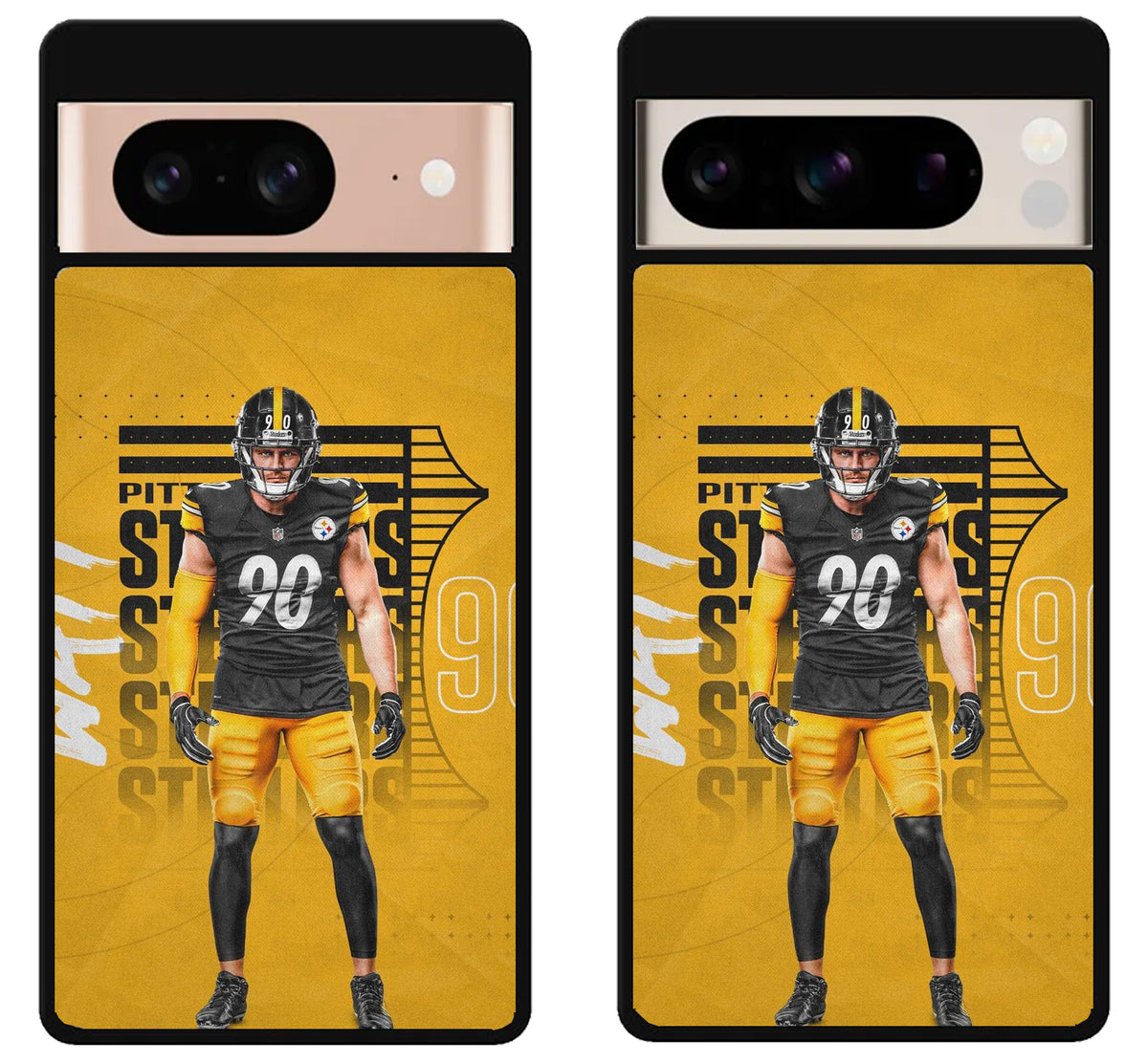 TJ Watt Pittsburgh Steelers Style Google Pixel 8 | 8 Pro Case