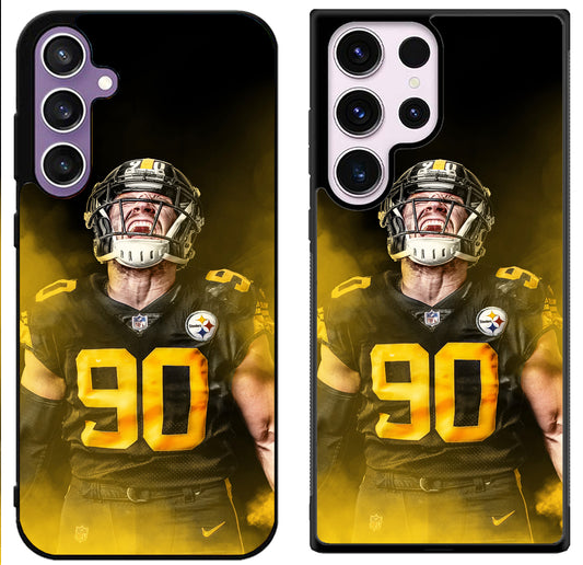 TJ Watt Pittsburgh Steelers Stylish Samsung Galaxy S24 | S24+ | S24 Ultra Case