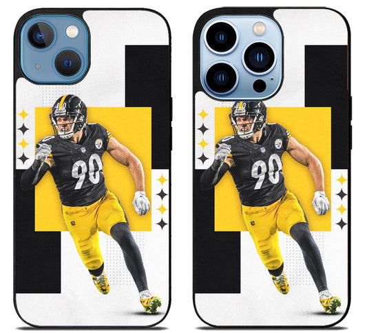 TJ Watt Pittsburgh Steelers Wallpaper iPhone 13 | 13 Mini | 13 Pro | 13 Pro Max Case