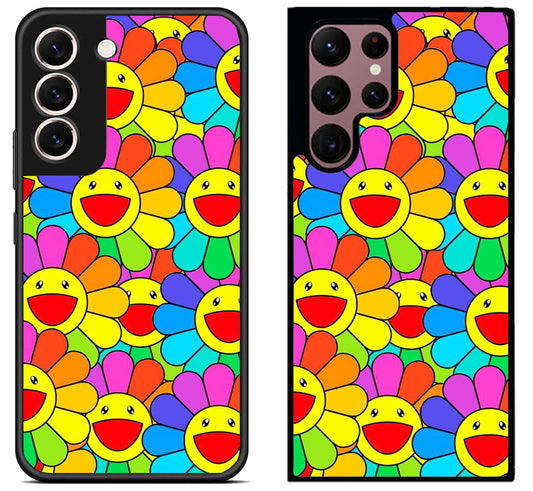 Takashi Murakami Flower Samsung Galaxy S22 | S22+ | S22 Ultra Case
