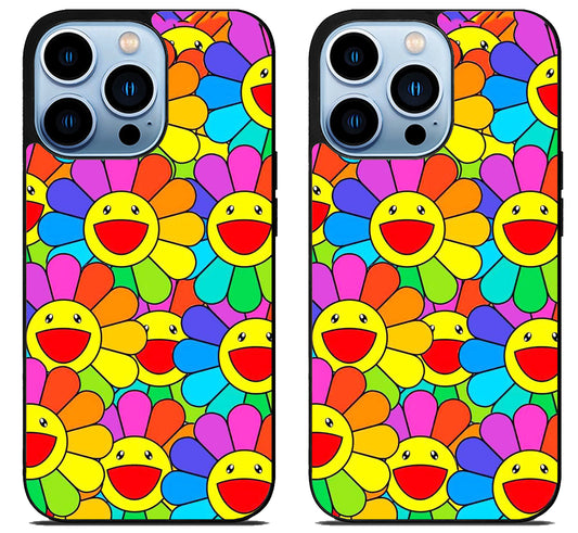 Takashi Murakami Flower iPhone 15 Pro | iPhone 15 Pro Max Case