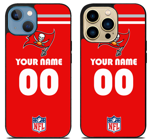 Custom Personalized Tampa Bay Buccaneers NFL iPhone 14 | 14 Plus | 14 Pro | 14 Pro Max Case