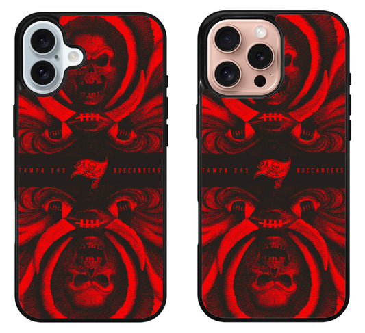 Tampa Bay Buccaneers Artwork iPhone 16 | 16 Plus | 16 Pro | 16 Pro Max Case