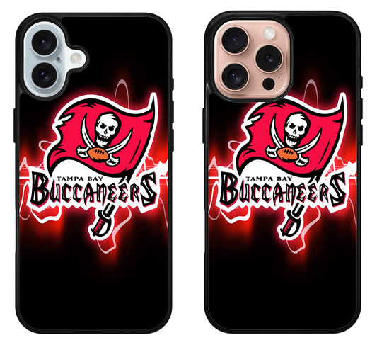 Tampa Bay Buccaneers Black iPhone 16 | 16 Plus | 16 Pro | 16 Pro Max Case