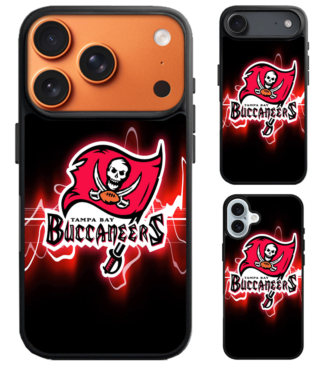 Tampa Bay Buccaneers Black iPhone Air | iPhone 17 | 17 Pro | 17 Pro Max Case