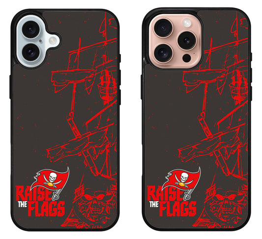 Tampa Bay Buccaneers Raise The Flags iPhone 16 | 16 Plus | 16 Pro | 16 Pro Max Case