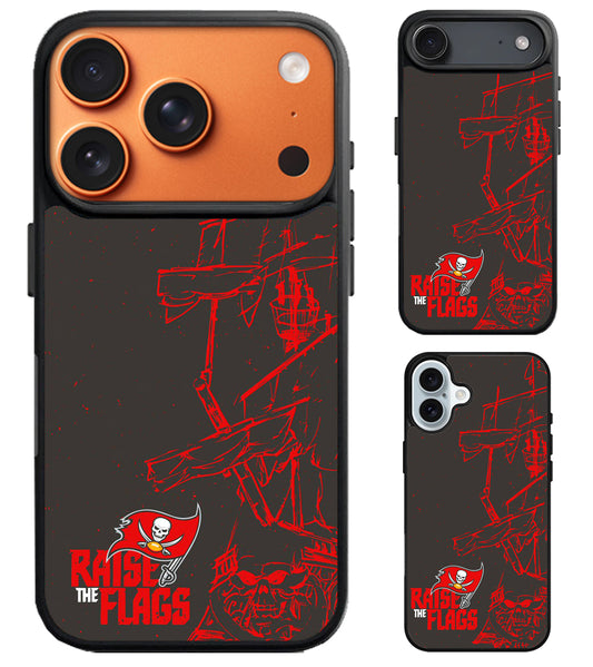 Tampa Bay Buccaneers Raise The Flags iPhone Air | iPhone 17 | 17 Pro | 17 Pro Max Case