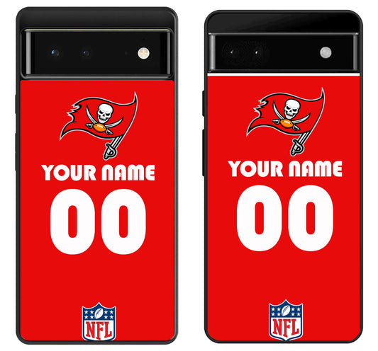 Custom Personalized Tampa Bay Buccaneers NFL Google Pixel 6 | 6A | 6 Pro Case