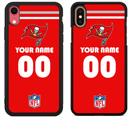 Custom Personalized Tampa Bay Buccaneers NFL iPhone X | Xs | Xr | Xs Max Case