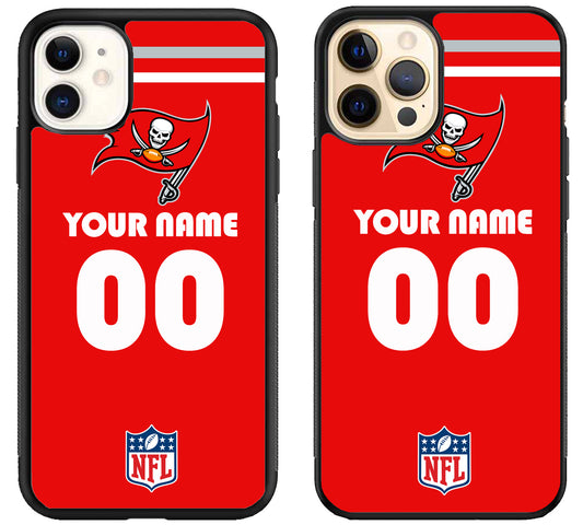 Custom Personalized Tampa Bay Buccaneers NFL iPhone 12 | 12 Mini | 12 Pro | 12 Pro Max Case