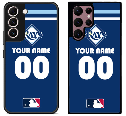 Custom Personalized Tampa Bay Rays MLB Samsung Galaxy S22 | S22+ | S22 Ultra Case