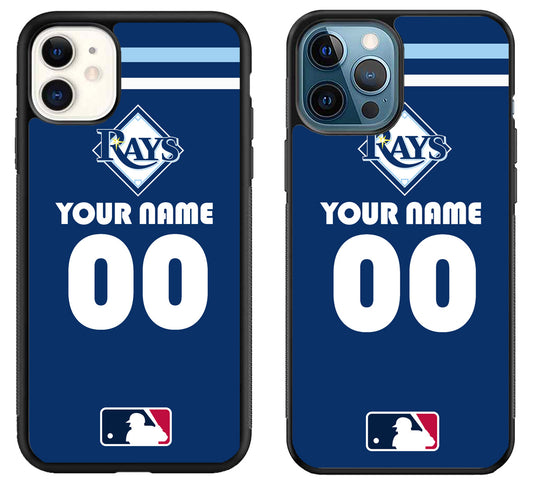 Custom Personalized Tampa Bay Rays MLB iPhone 11 | 11 Pro | 11 Pro Max Case