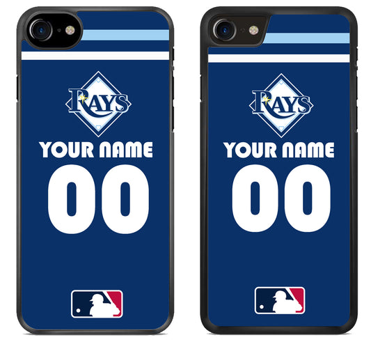 Custom Personalized Tampa Bay Rays MLB iPhone SE 2020 | iPhone SE 2022 Case