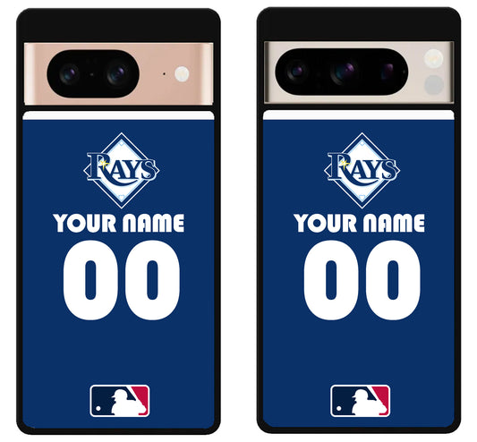 Custom Personalized Tampa Bay Rays MLB Google Pixel 8 | 8 Pro Case