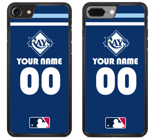 Custom Personalized Tampa Bay Rays MLB iPhone 8 | 8 Plus Case