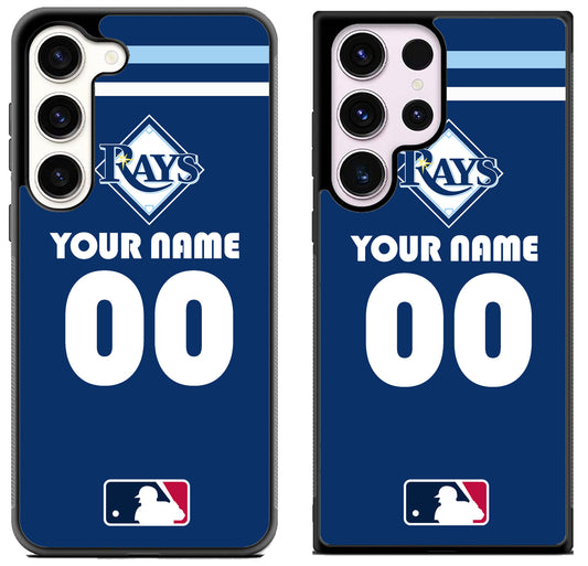 Custom Personalized Tampa Bay Rays MLB Samsung Galaxy S23 | S23+ | S23 Ultra Case