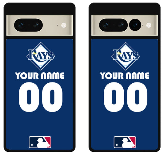 Custom Personalized Tampa Bay Rays MLB Google Pixel 7 | 7 Pro Case