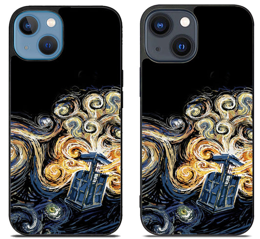 Tardis Van Gogh Doctor Who iPhone 15 | iPhone 15 Plus Case