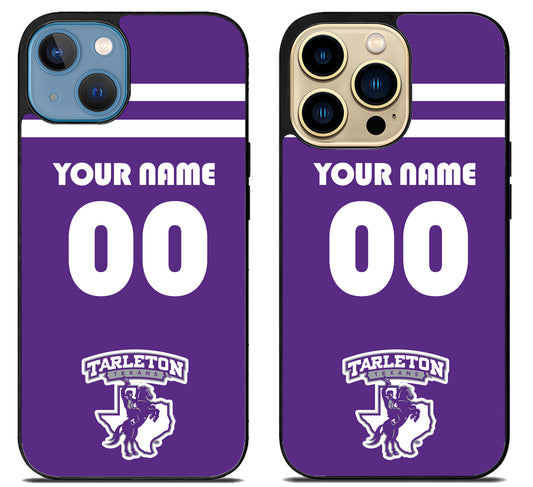 Custom Personalized Tarleton State Texans iPhone 14 | 14 Plus | 14 Pro | 14 Pro Max Case