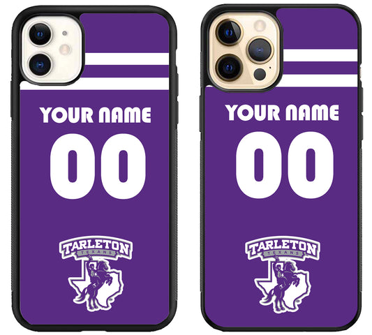 Custom Personalized Tarleton State Texans iPhone 12 | 12 Mini | 12 Pro | 12 Pro Max Case