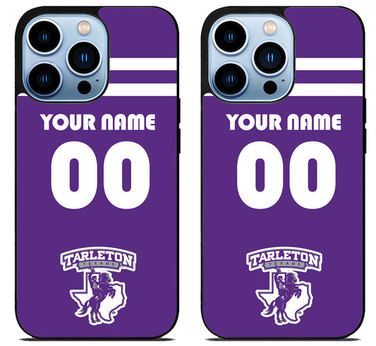 Custom Personalized Tarleton State Texans iPhone 15 Pro | iPhone 15 Pro Max Case