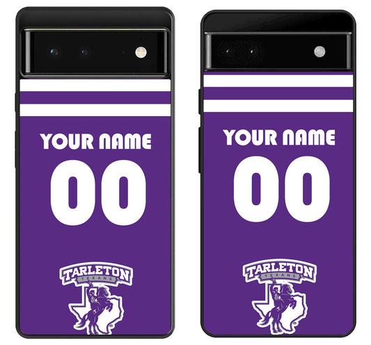 Custom Personalized Tarleton State Texans Google Pixel 6 | 6A | 6 Pro Case