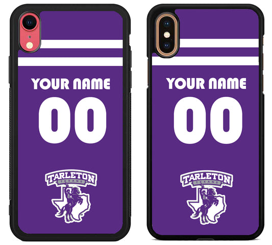 Custom Personalized Tarleton State Texans iPhone X | Xs | Xr | Xs Max Case