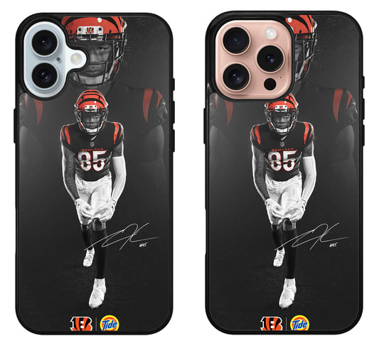 Tee Higgins Cincinnati Bengals iPhone 16 | 16 Plus | 16 Pro | 16 Pro Max Case