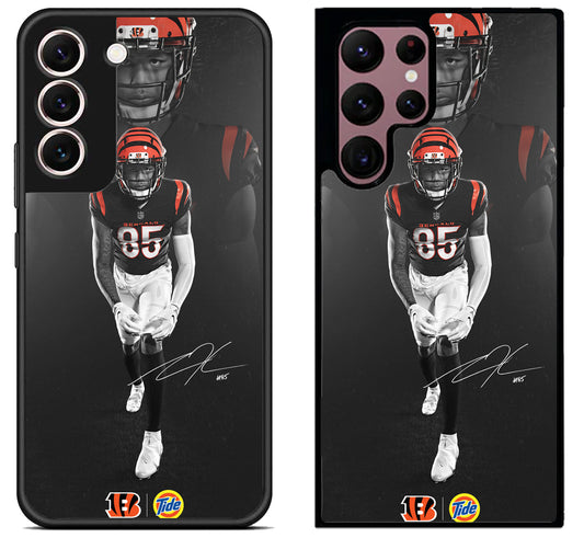 Tee Higgins Cincinnati Bengals Samsung Galaxy S22 | S22+ | S22 Ultra Case