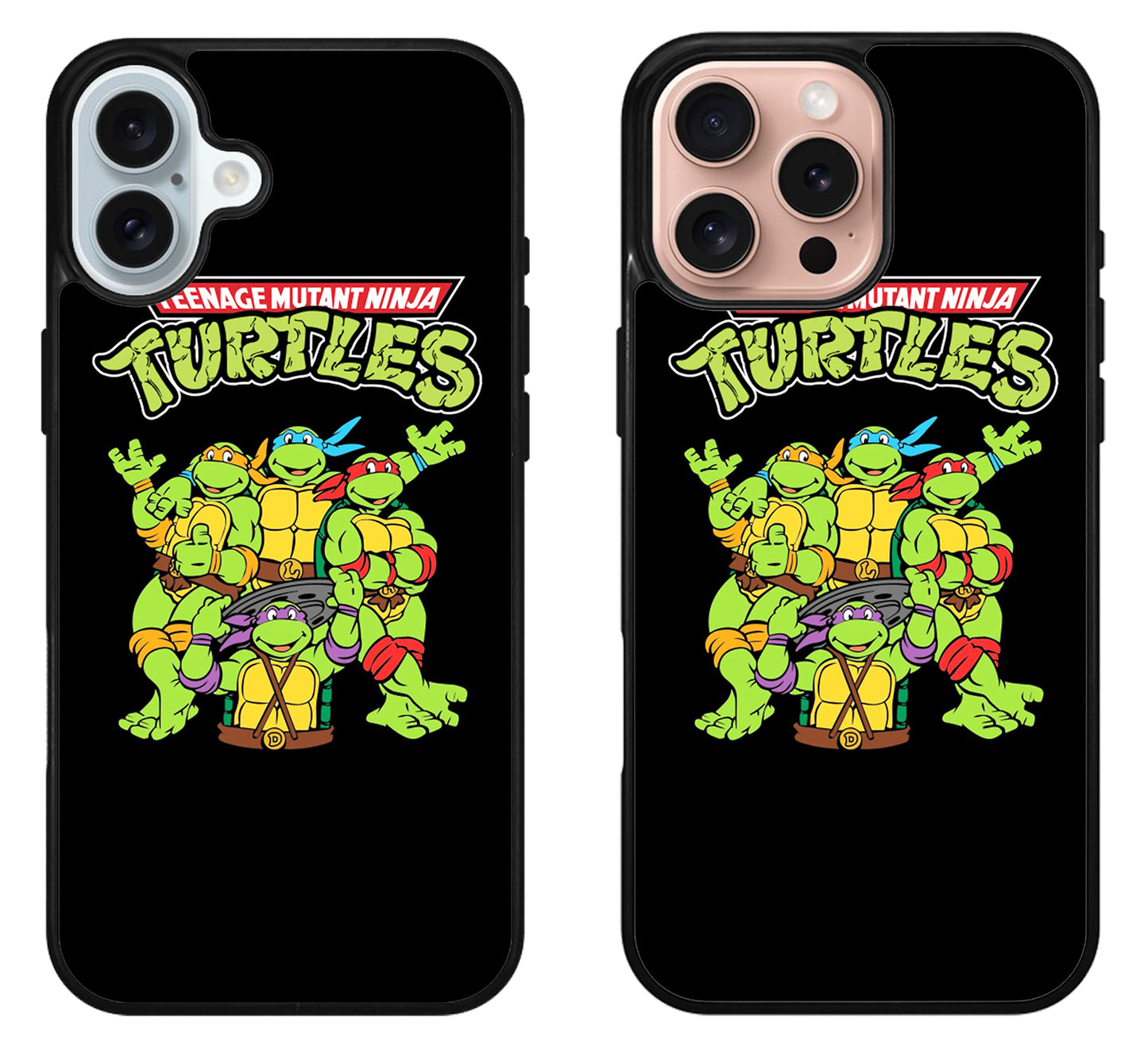 Teenage Mutant Ninja Turtles Black iPhone 16 | 16 Plus | 16 Pro | 16 Pro Max Case