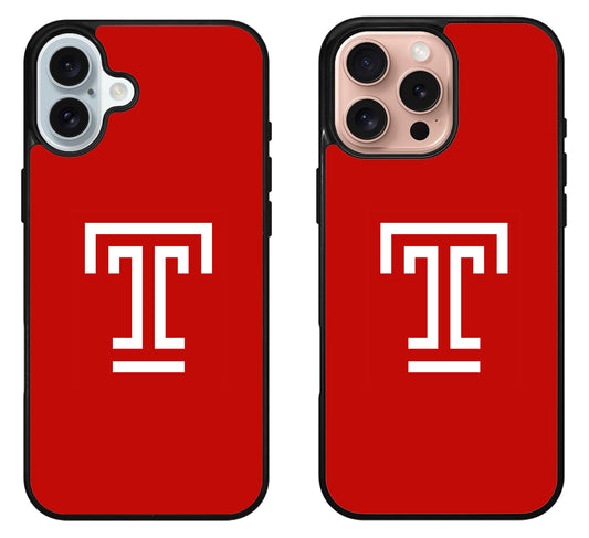 Temple Owls University Logo iPhone 16 | 16 Plus | 16 Pro | 16 Pro Max Case